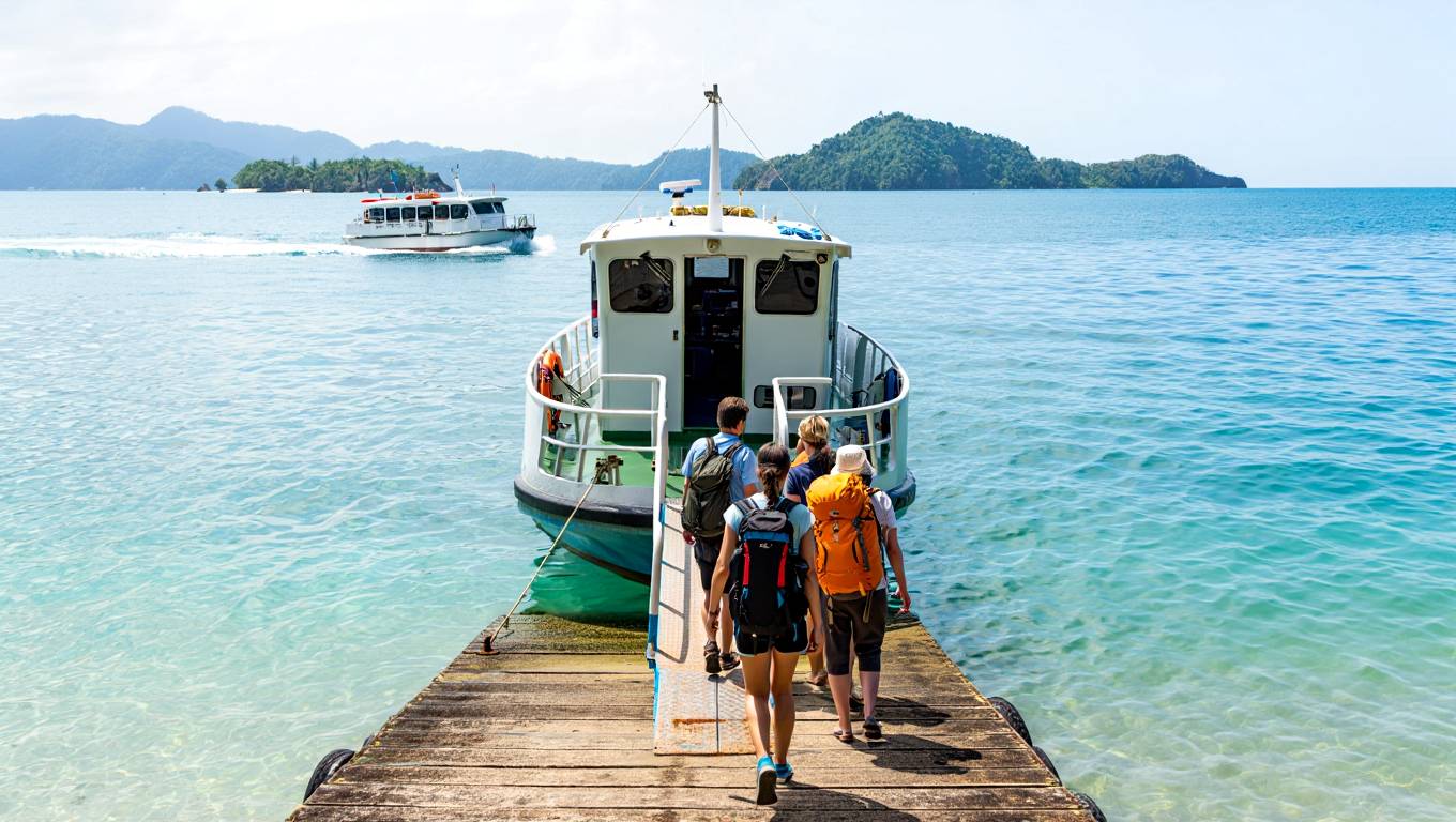 Liaison inter îles aux Seychelles